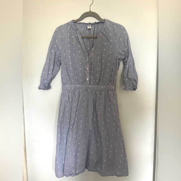 Old Navy Blue and White Spring Dress - Picture 1 of 3
